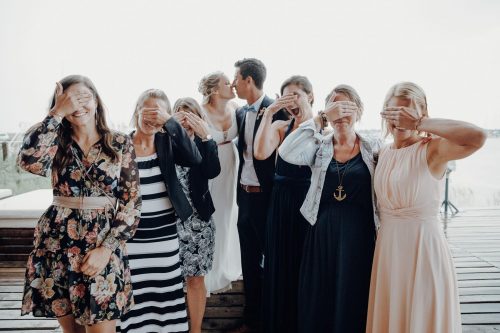 Hochzeitsfotograf, Burgenland, Neusiedl, Jois, Neusiedler See, Hochzeitsfeier, Fotograf, Vintage, Seejungfrau, Gruppenfoto, Girls